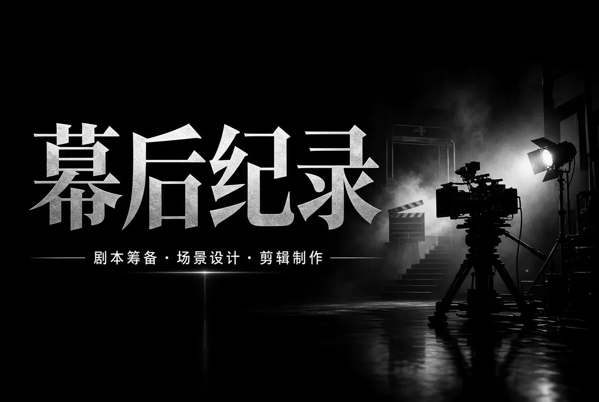 幕后纪录和影视制作过程主题视觉